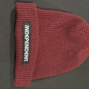 Independent Men's Burgundy and Red Hat